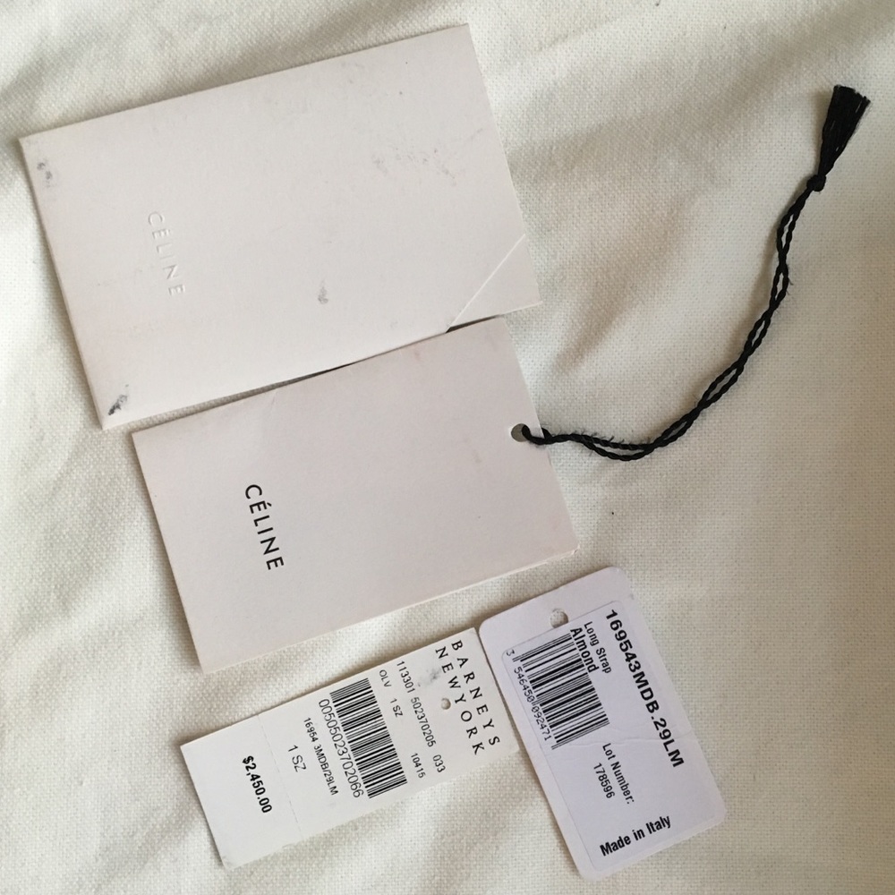 Celine Trapeze handbag in Almond - Picture 10 of 14